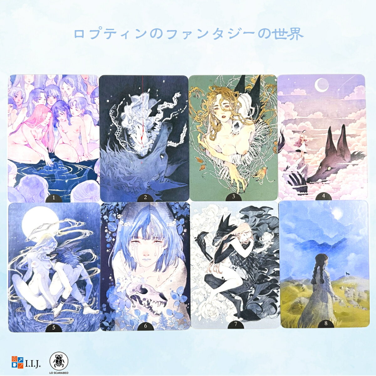 オラクルカード 英語 占い 【 ロプティン・オラクルカード Loputyn Oracle 】 [正規品] 3