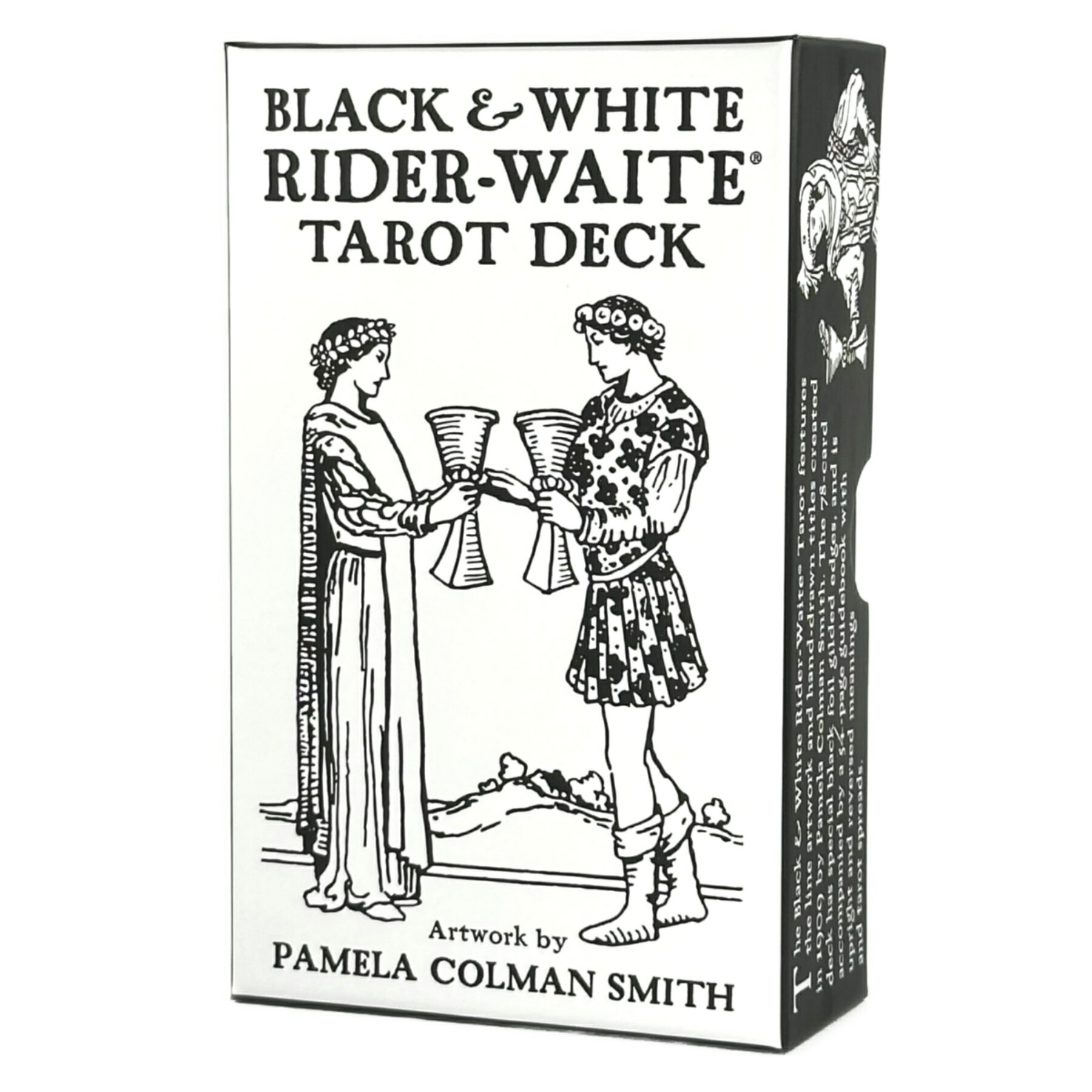 タロットカード ウェイト版 78枚 タロット占い 【 ブラック＆ホワイト ライダー・ウェイト タロット Black & White Rider-Waite Tarot Deck 】日本語解説書付き [正規品]