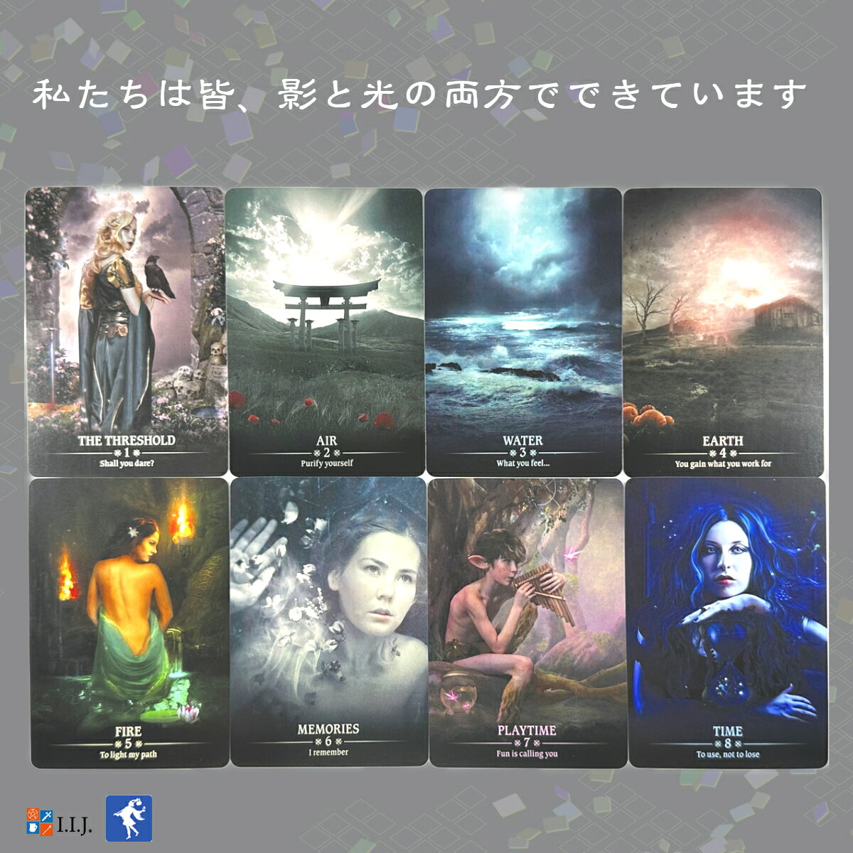 ダーク ライト オラクルカード Dark Light Oracle オラクルカード アファメーショ...