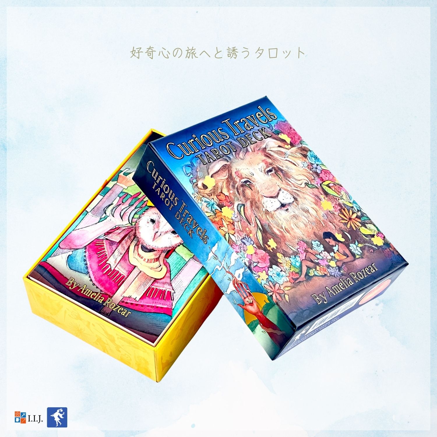 キュリオス・トラベル・タロット Curious Travels Tarot タロットカード ウェイト版 タロット占い 日本語解説書付き 正規品