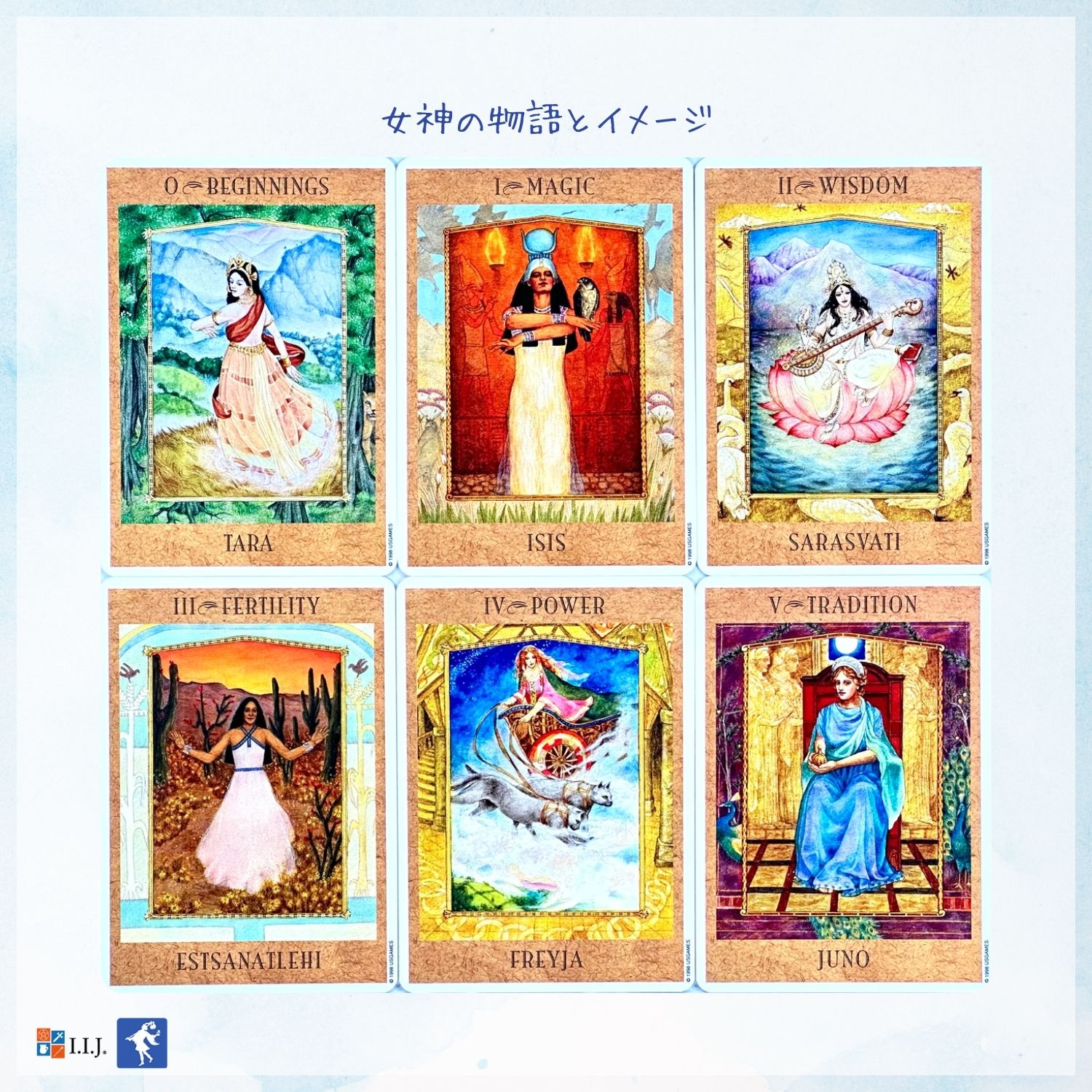 ゴッデス・タロット The Goddess Tarot タロットカード 78枚 タロット 占い 日本語...
