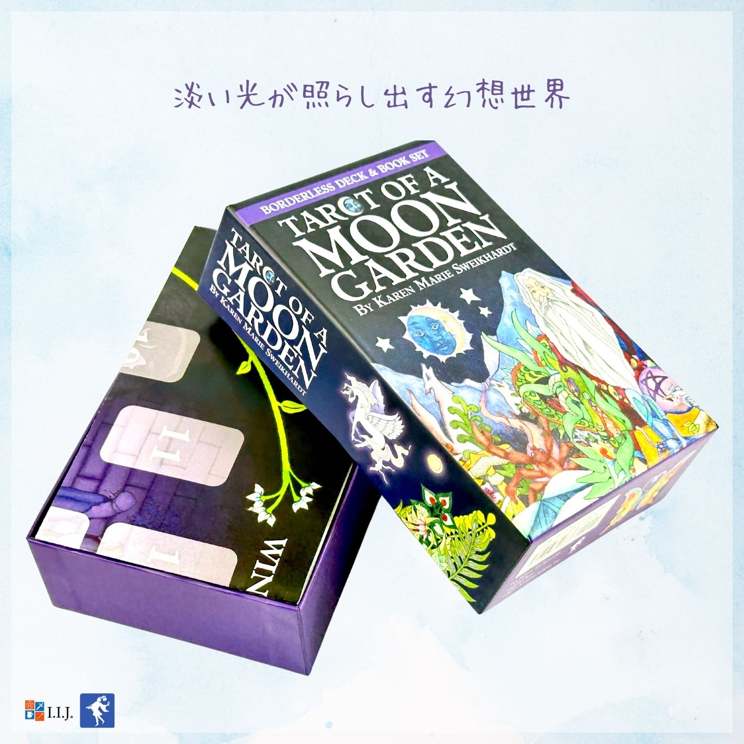 タロット・オブ・ムーン・ガーデン ブックセット Tarot of a Moon Garden Borderle...