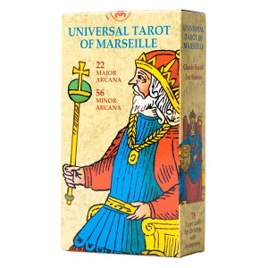 ユニバーサル タロット オブ マルセイユ Universal Tarot of Marseille タロットカード 78枚 マルセイユ版 タロット占い 日本語解説書付き 正規品
