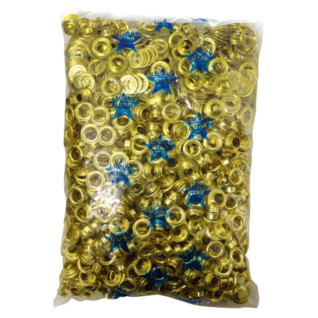 FAMILY TOOL 業務用　両面ハトメ玉　15mm（＃30）　真鍮製 ：No.51486＜イチネンMTM・ミツトモ＞