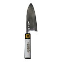 小鍛冶国武作M402 出刃包丁 霞研 特殊炭素鋼 PC輪柄付 150mm<三木刃物製作所>(3)
