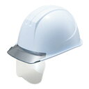 タニザワ エアライトヘルメット(保護帽)”シールドメット”溝付・透明ひさし付:ST#161VJ-SH(EPA)<谷沢製作所>