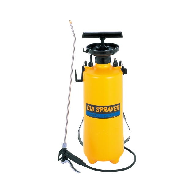 ダイヤスプレープレッシャー式噴霧器 単頭式 53cmノズル付　7L用　コンクリート型枠 剥離剤用・除草剤用：No.5701 ＜フルプラ＞