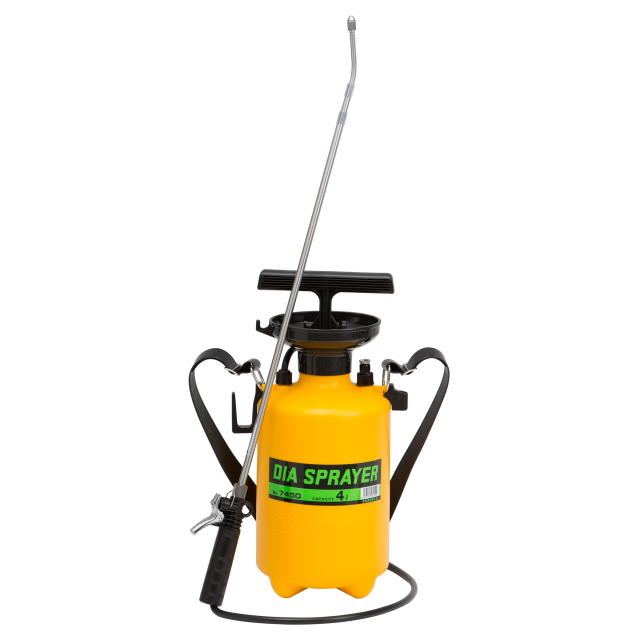 ダイヤスプレー　除草剤用プレッシャー式噴霧器　単頭式 最長1.6m伸縮ノズル（3段式）付　4L用：No.7450 ＜フルプラ＞