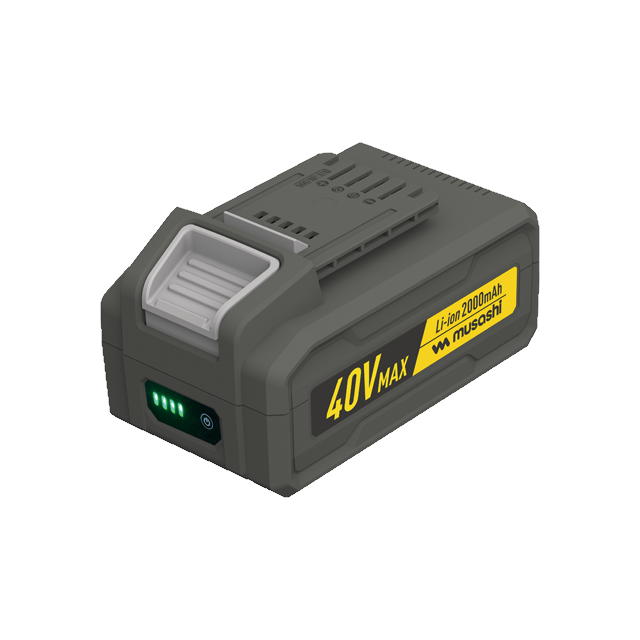 ムサシ　Li-ion40VMAXバッテリー 2000mAh：LiB-40 #6284＜musashi＞
