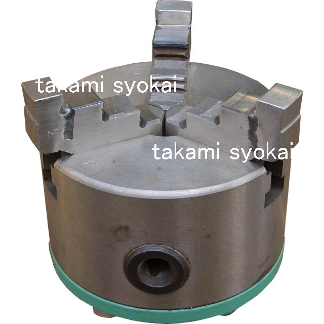 山戸（やまと） スクロールチャック　125mm（5吋）　3ッ爪　別注外爪溶接付き　木旋クールシリーズ用別売部品＜山戸製作所＞