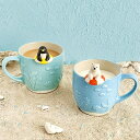 【送料無料】浮き輪スプーン&海中マグ 単品orセット シロクマ ペンギン キッチン小物 かわいい 雑貨 オブジェ フィギュア 装飾 DECOLE
