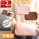 【マラソンSALE】【送料無料】2個セット 湯たんぽ 蓄熱式 コードレス カイロ アンカ エコ eco ゆたんぽ ピンク ブラウン 茶色 持ち運び 充電式 CY...