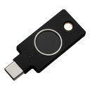 Yubico YubiKey Bio C Fido Edition 指紋認証 - FIDOセキュリティキー 2要素認証キー FIDO U2F/FIDO2/USB-C/Type-C/指紋認証/生体認証/2段階認証/高耐久性/耐衝撃性/防水/IP68 キーホルダー型