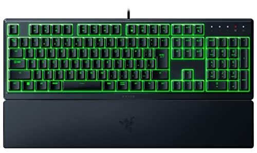 Razer レイザー Ornata V3 X JP ゲーミングキーボード 有線 薄型 静音メンブレンスイッチ 耐摩耗性と耐傷性を向上したUV コートABSキーキャップ シングルゾーン Chroma RGB 耐久性と耐水性に 設計 エルゴノミックリストレスト付属 日本語配列 オルナタ ブイスリー エックス【