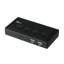 ワイドモニター対応 VGAパソコン切替器 (4台用) RS-430U