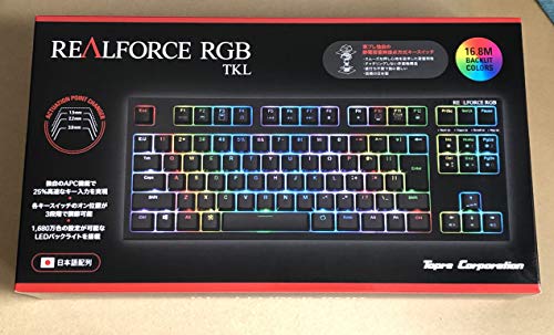 東プレ REALFORCE RGB TKL R2TLA-JP4G-BK 日本語配列 PCゲーマー向けキーボード