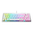 ROCCAT Vulcan II Mini ? 65%光学ゲーミングキーボード カスタマイズ可能なRGBイルミネーション付き 取り外し可能なケーブル ボタンデュプリケーター オンボードプロファイル アルミニウムプレート 1000万回のキーストローク耐久性 ? ホワイト