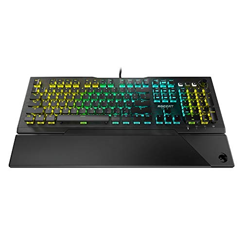 ROCCAT Vulcan Pro 光学 RGB ゲーミングキーボード フルサイズ US 英語配列モデル 静音 リニア(オプティカル) 国内正規品 ドイツデザイン ROC-12-536