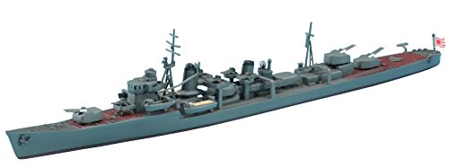 組み立て、塗装が必要なプラモデル。別途、工具、塗料等が必要。日本海軍駆逐艦荒潮の1/700スケールプラスチックモデル。