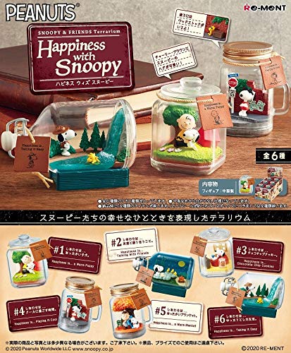 [g SNOOPY & FRIENDS Terrarium Happiness with Snoopy BOXi S6 6 PVC