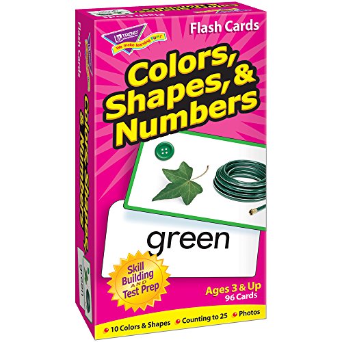 トレンド 英単語 フラッシュカード 色と形と数 Trend Flash Cards Colors Shapes & Numbers T-53011
