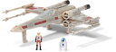 スター・ウォーズ マイクロギャラクシー飛行隊 スターファイタークラス ルーク・スカイウォーカーのX-Wing - 5インチ車両 1インチルーク・スカイウォーカー...