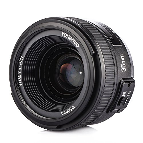 YONGNUO Nikon YN35mm F2N 単焦点レンズ ニコン Fマウント フルサイズ対応 広角 標準レンズD5系列 D4系列 D850 D810系列 D800系列 D750系列 D700 D610 D600 D500 D300系列 D7500 D7200 D7100 D7000 D5600 D5500 D5300 D5200 D5100 D5000 D3400 D3300