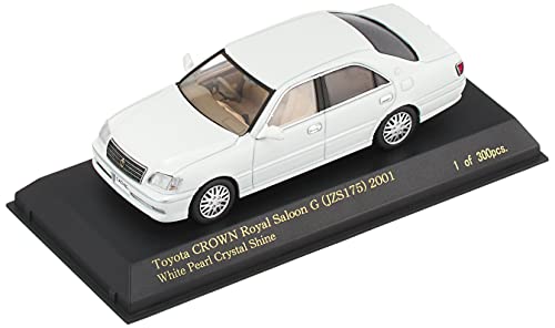 CARNEL 1/43 トヨタ クラウン ロイヤルサルーンG (JZS175) 2001 White Pearl Crystal Shine 完成品