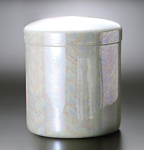 せともの本舗 骨壺 パール [6寸]胴径約18x高さ約21cm