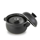 たいせい窯 萬古焼 土鍋 ごはん鍋 3合炊き 黒 / 日本製 直火用 電子レンジ対応 食洗機対応 オーブン対応 / 炊飯土鍋 炊飯器 調理器具 昔道具 おひつ ...