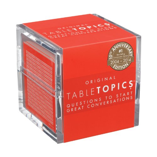 TABLETOPICS Original - 10th Anniversary Edition: Questions to Start Great Conversations