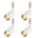 共同照明 4個セット ダクトレール用スポットライト LED一体型照明 60W形相当 850lm 電球色 GT-GD-10WW-W-4B ホワイト スポットライト...