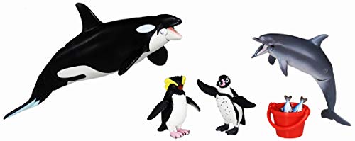 タカラトミー 『 アニア AA-02 水族館の人気者ギフトセット 』 動物 恐竜 リアル 動く フィギュア おもちゃ 3歳以上 玩具安全基準合格 STマーク認証 ANIA TAKARA TOMY
