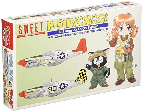 スイート 1/144 P-51B/C 第15航空軍 マスタング プラモデルキット 2機入り 14118