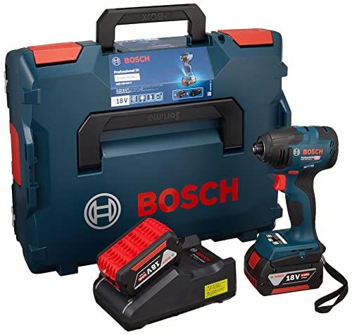 Bosch Professional(ボッシュ)18V コードレスインパクトドライバー (5.0Ahバッテリーx2個・充電器・ベルトフック・キャリングケース付) GDR18V-210C