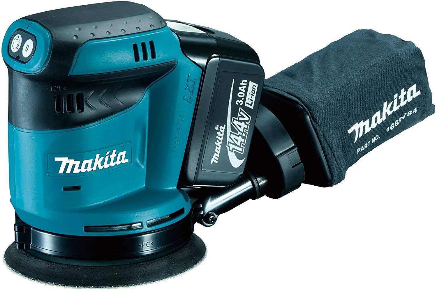 マキタ(Makita) 充電式ランダムオービットサンダ 14.4V ペーパー寸法 125mm BO140DRF