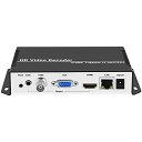 URayCoder H.265 H.264 IPビデオデコーダー HDMI VGA CVBS ビデオオーディオストリーミングデコーダー RTMP HLS RTS...