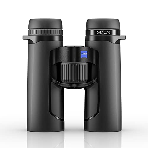 ZEISS 双眼鏡 SFL 10x40 ダハプリズム式 10倍 40口径 マルチコーティング 軽量 コンパクト 日本製 000468 ブラック