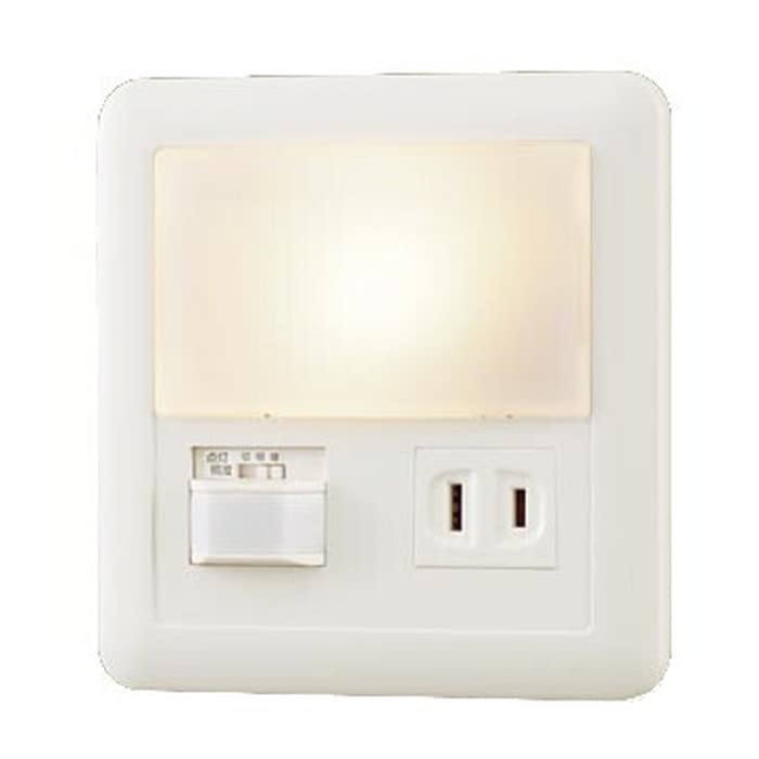 パナソニック(Panasonic) フットライト パネルタイプ 壁埋込型 電球色・ON/OFF型・明るさセンサ付 小丸..