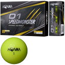本間ゴルフ HONMA ボール D1 スピードモンスター ボール 5ダースセット 5ダース(60個入り) イエロー