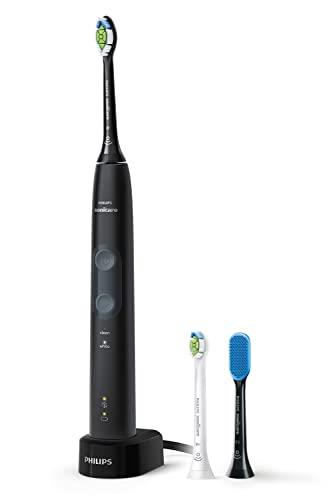 フィリップス 電動歯ブラシ ソニッケアー プロテクトクリーンプラス (ホワイトプラス/ホワイトプラスコンパクト/舌磨き付き) HX6421/13 ブラック