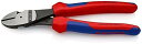 クニペックス KNIPEX クニペックス 強力型ニッパー 12°オフセット型 200mm 7422200