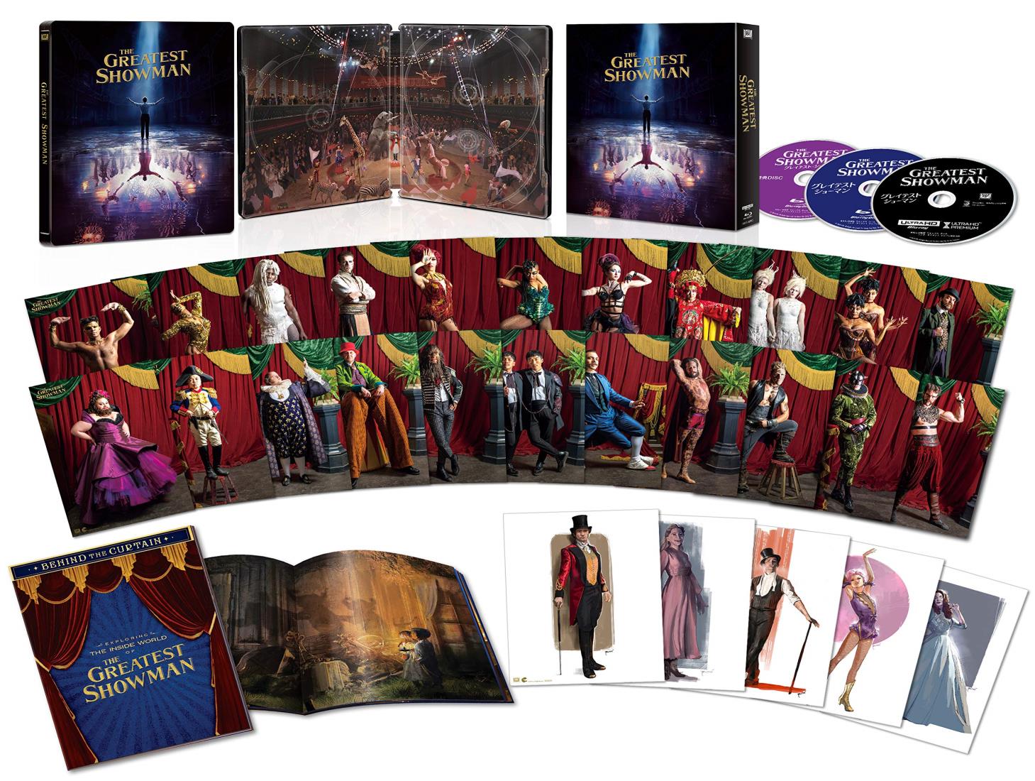 グレイテスト・ショーマン 日本限定コレクターズBOX (3枚組)[4K ULTRA HD + Blu-ray]