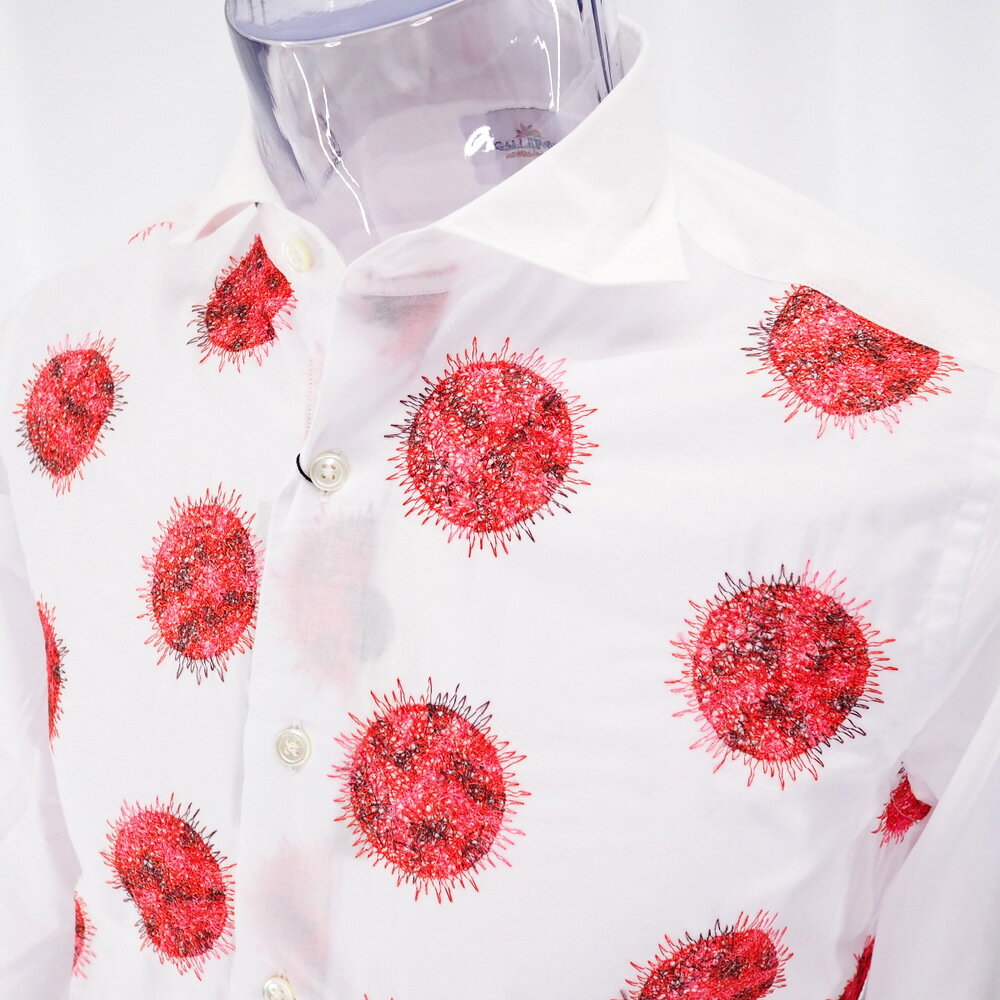 シャツ-長袖 シャツ 長袖 春夏 日本製 LL(50) サイズ ホワイト ジェノ メンズ カジュアル 男性 40代 50代 60代 70代 中年