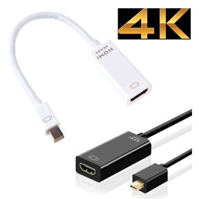 mini displayport hdmi変換アダプター 4K 2K 1080p 3D thunderbolt to hdmi 変換アダプター 3840×2160 UHD mini display port - hdmi 変換ケーブル Thunderbolt 2 to hdmi