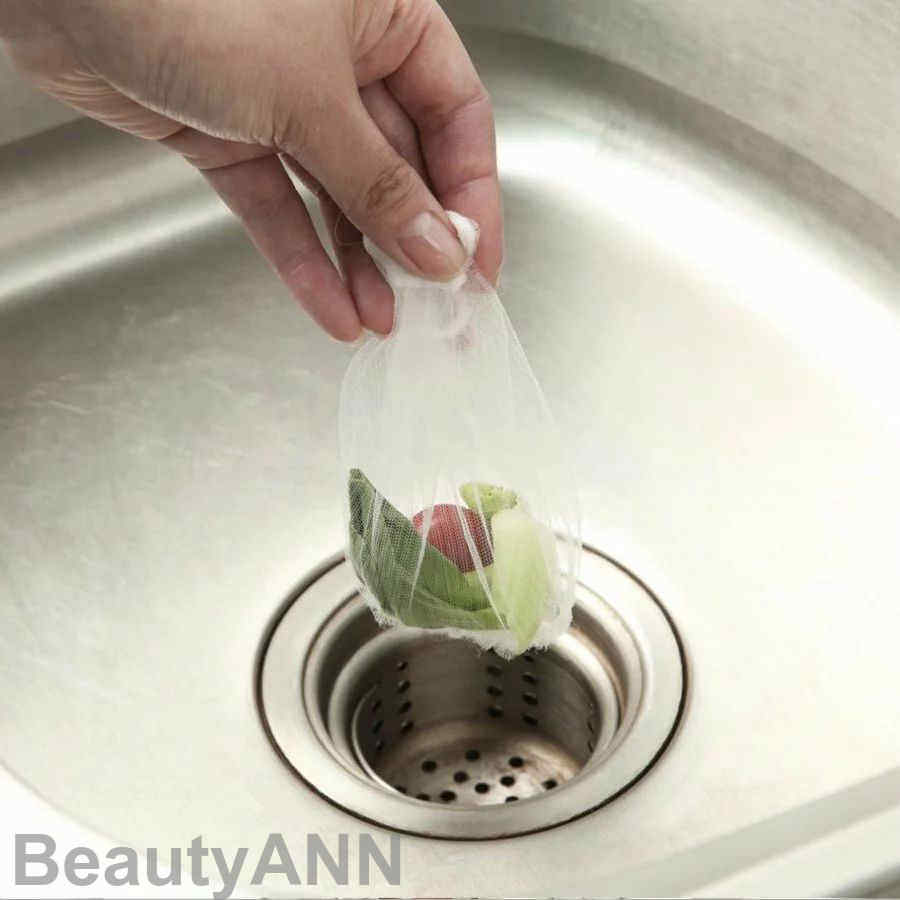 新生活 水切りネット 排水口用 150枚入り 浅型 深型 兼用 伸縮性 風呂 台所 キッチン ネット シンク ストレーナー 使い捨て 排水ネット 省スペース 貼...