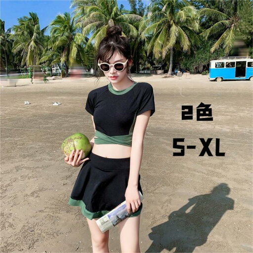 新生活 レディース 体型カバー Tシャツ ラッシュガード 半袖 セパレート クロスバンド リボン ショートスカート 短パン ショーツ一体型パンツ 大きいサイズ 20/30/40/50代 ミセス 黒 ブラック シンプル 小胸 盛れる 新生活 レディース 体型カバー Tシャツ ラッシュガード 半袖 セパレート クロスバンド リボン ショートスカート 短パン ショーツ一体型パンツ 大きいサイズ 20/30/40/50代 ミセス 黒 ブラック シンプル 小胸 盛れる