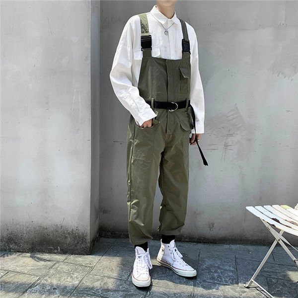 THOM WILLS サロペット オーバーオール メンズ つなぎ オールインワン ジョーカーパンツ カジュアルパンツ カーゴパンツ ゆったり おしゃれ 春夏秋 バレンタイン