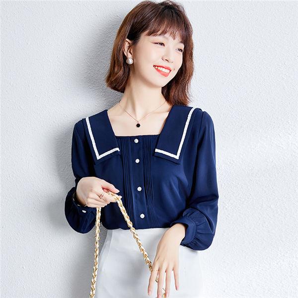 THOM WILLS シャツ ブラウス レディース 長袖 個性デザイン トップス シフォン オフィス 可愛い オシャレ 春秋 普段着 バレンタイン プレゼント