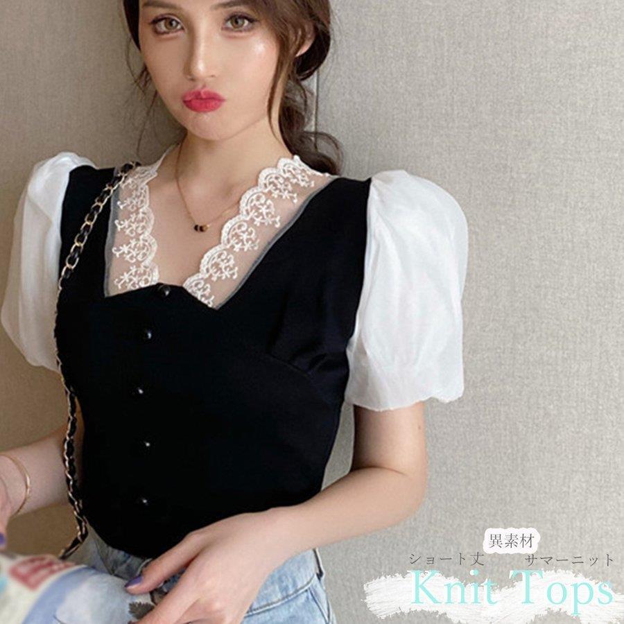 THOM WILLS ニットトップス ブラウス レディース 半袖 バレンタイン プレゼント